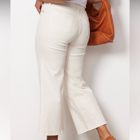 Kut from the Kloth off white crop jeans - Picture 2 of 5